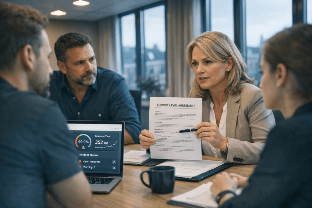 Welke SLA-afspraken moet je vastleggen bij managed IT services om downtime en onverwachte kosten te voorkomen?