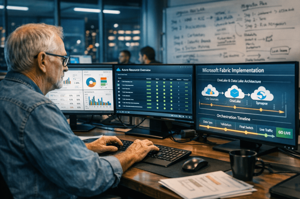 Hoe implementeer je Microsoft Fabric stap voor stap in je bestaande Power BI-, Azure- en Data Lake-omgeving zonder downtime?
