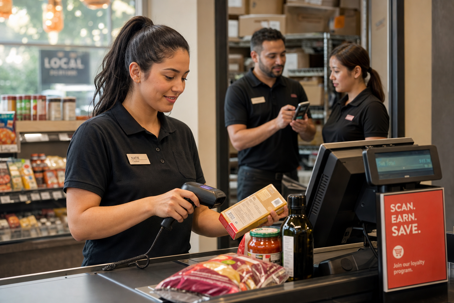Verschillende types barcode scanners