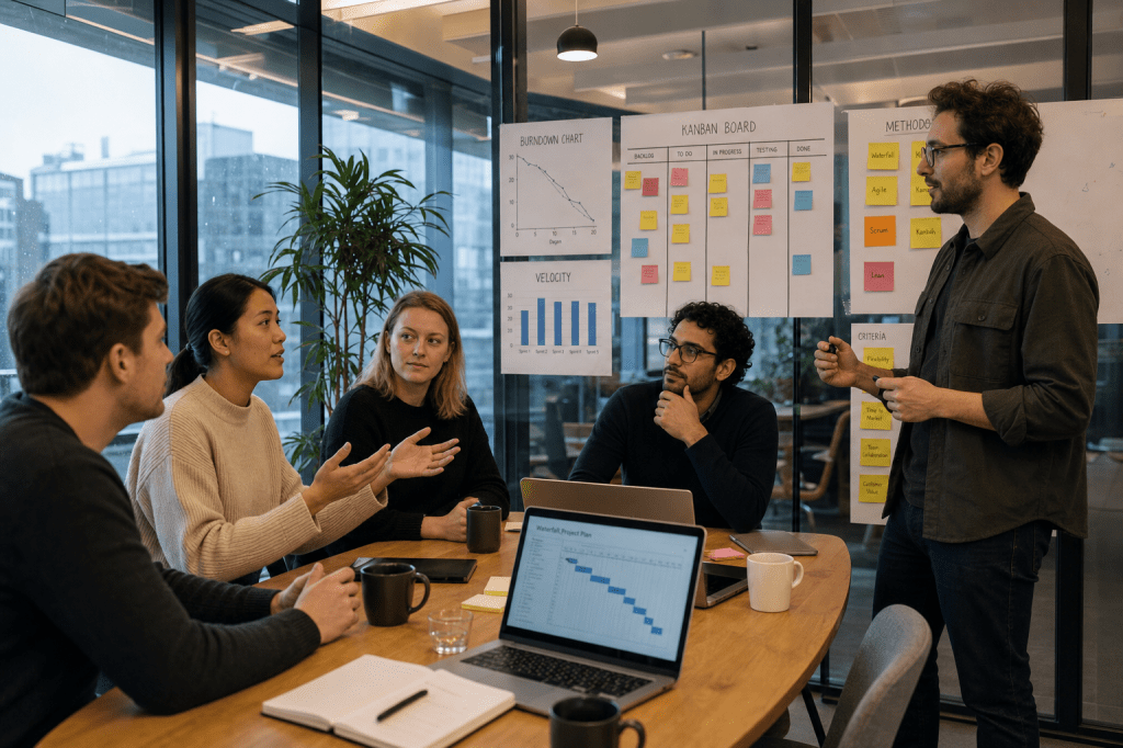 Hoe kies je de juiste projectmanagementmethode (Agile, Scrum of Waterval) voor jouw&nbsp;organisatie?