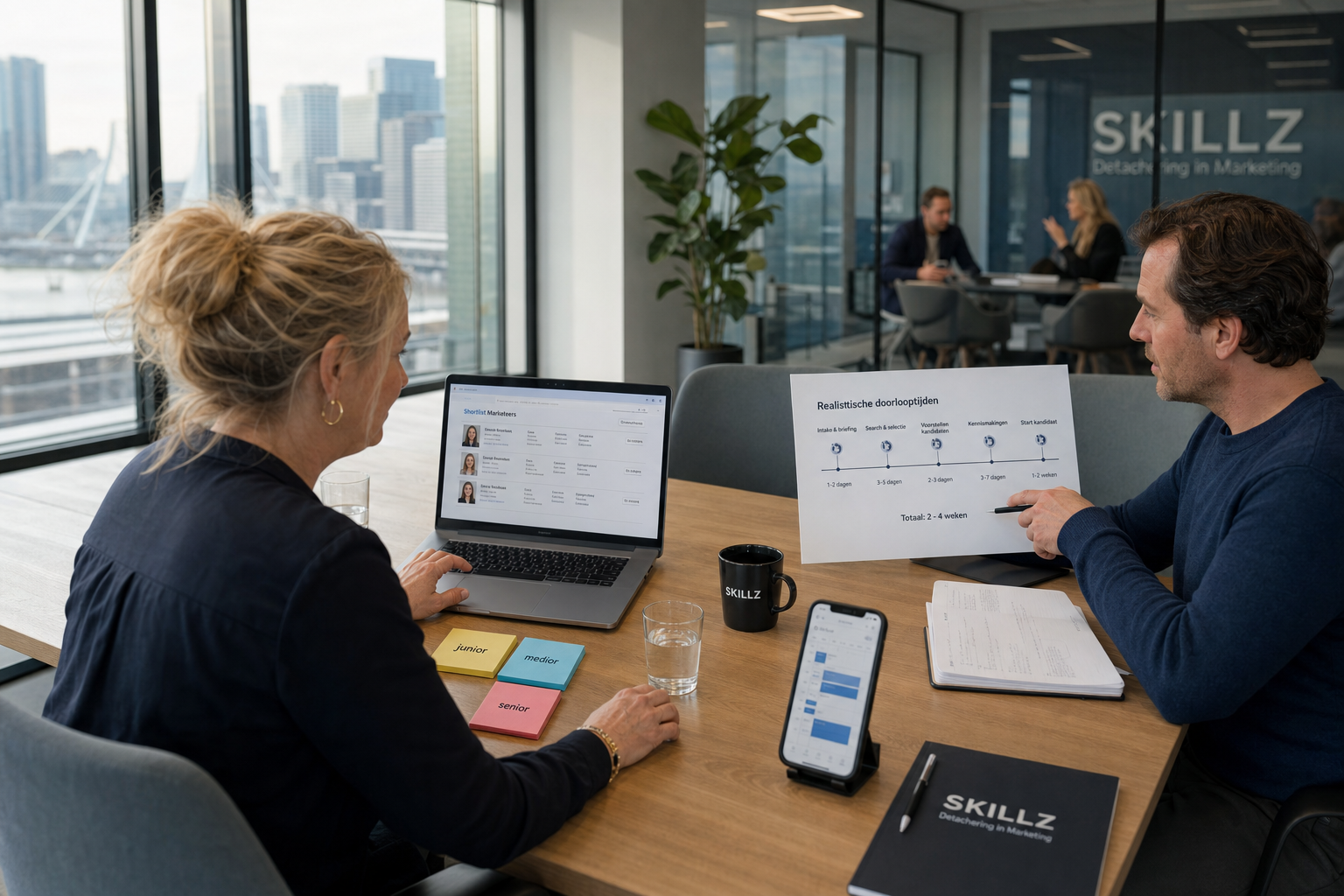 Detacheringsbureau marketing doorlooptijden